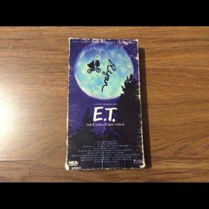 1982 E.T. the extra-terrestrial (VHS) Green Tape,